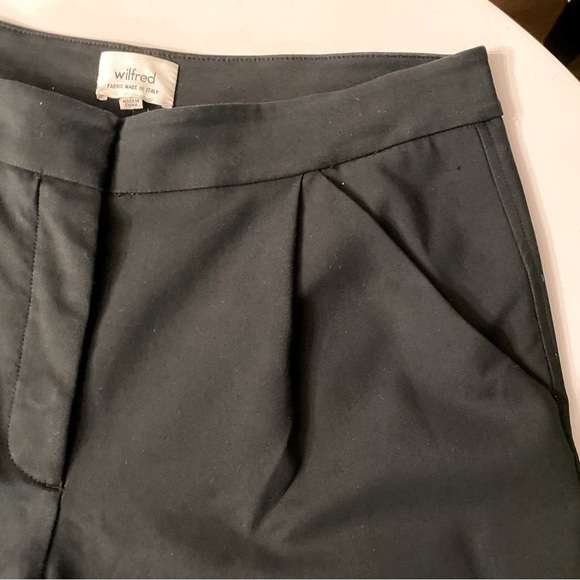 Aritzia Wilfred Black Cropped Trousers - Picture 6 of 9